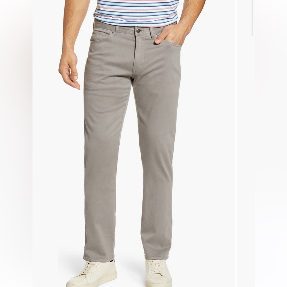Peter Millar Ultimate Sateen Five‎ Pocket Pants Gale Grey Men's 34